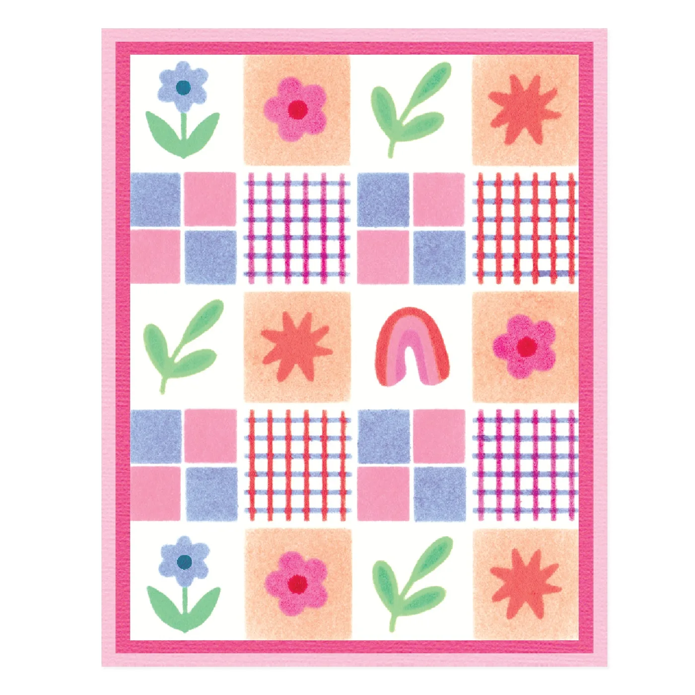 Sizzix A6 Layered Stencils 4PK - Flowers & Stripe Pattern by Letters by Shells