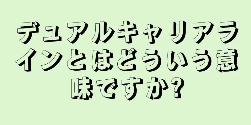 デュアルキャリアラインとはどういう意味ですか?