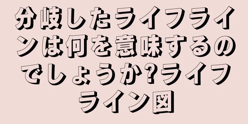 分岐したライフラインは何を意味するのでしょうか?ライフライン図