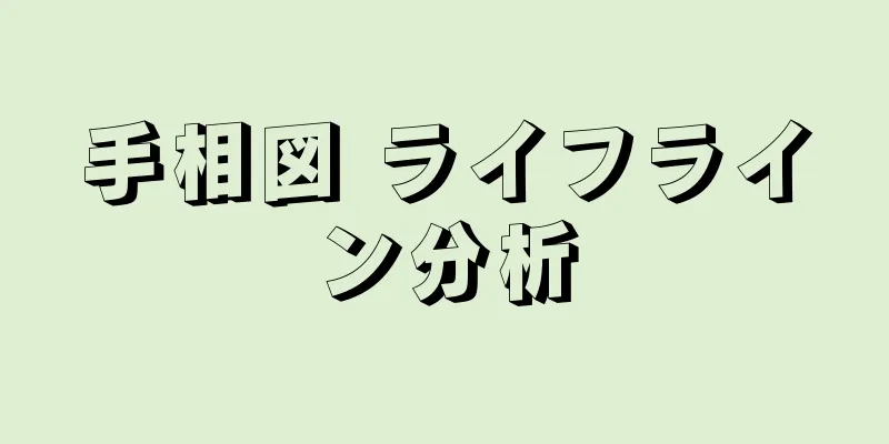 手相図 ライフライン分析