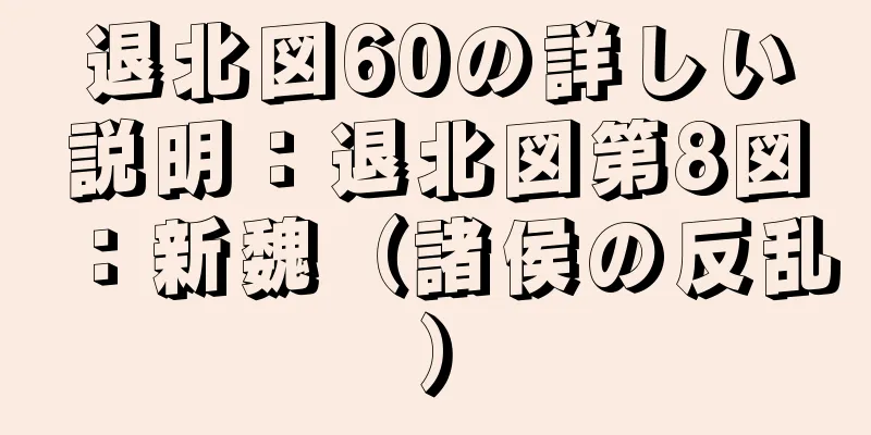 退北図60の詳しい説明：退北図第8図：新魏（諸侯の反乱）