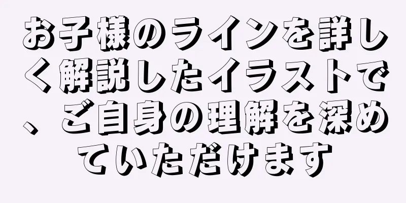 お子様のラインを詳しく解説したイラストで、ご自身の理解を深めていただけます