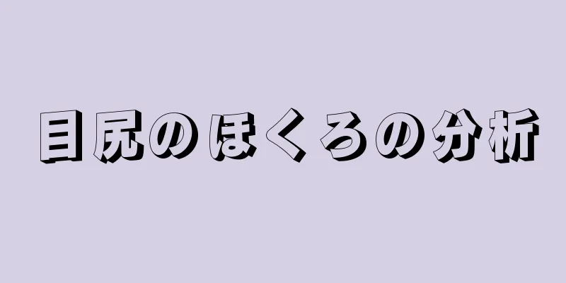 目尻のほくろの分析