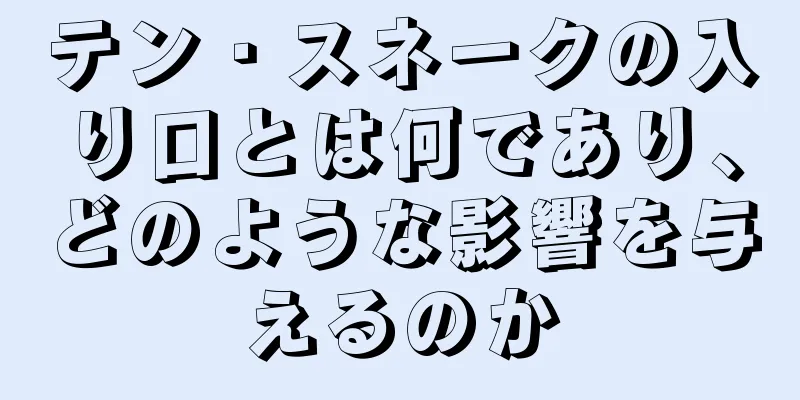 テン・スネークの入り口とは何であり、どのような影響を与えるのか