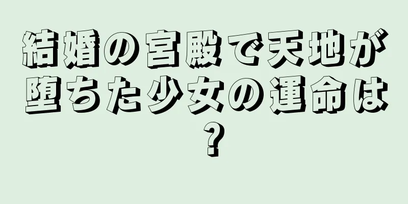 結婚の宮殿で天地が堕ちた少女の運命は？