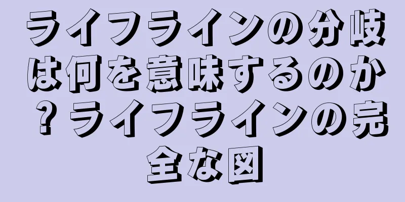 ライフラインの分岐は何を意味するのか？ライフラインの完全な図