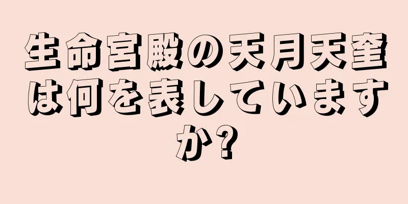 生命宮殿の天月天奎は何を表していますか?