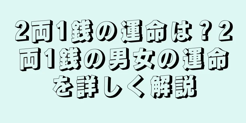 2両1銭の運命は？2両1銭の男女の運命を詳しく解説