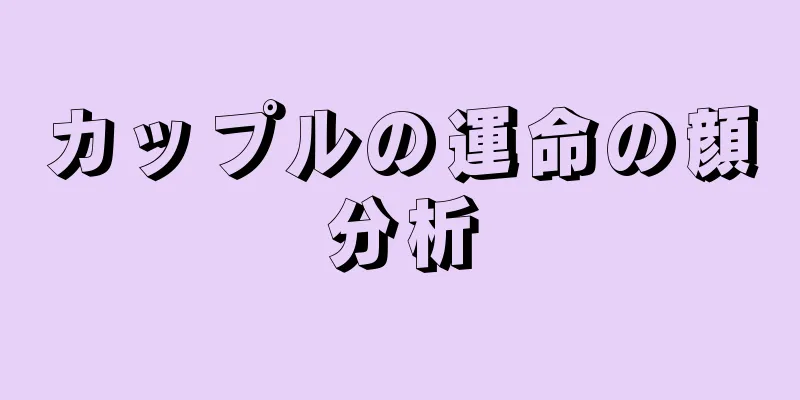 カップルの運命の顔分析