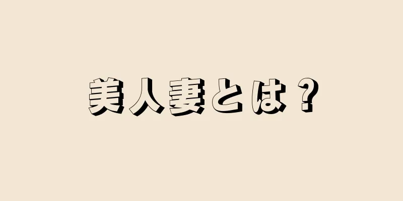 美人妻とは？