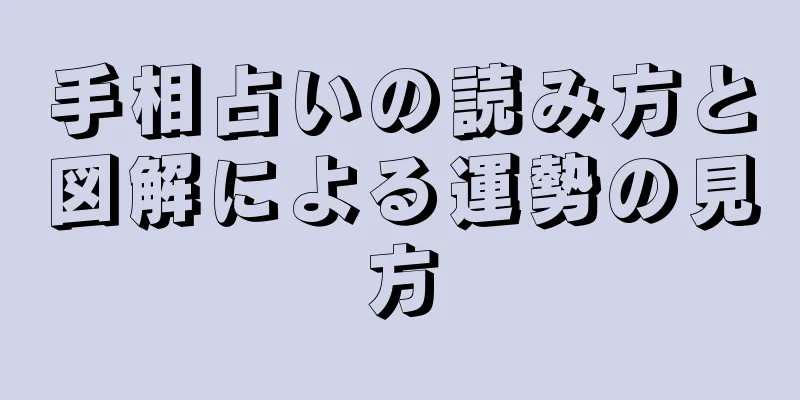 手相占いの読み方と図解による運勢の見方