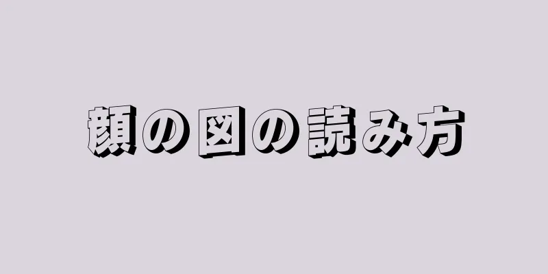 顔の図の読み方