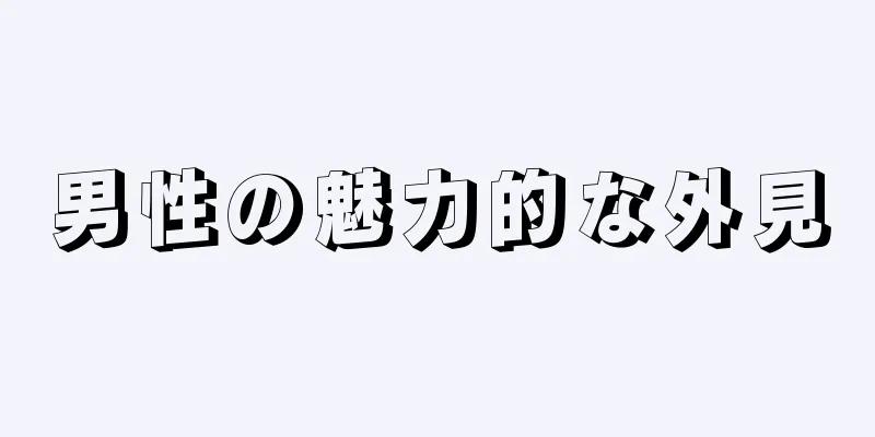 男性の魅力的な外見