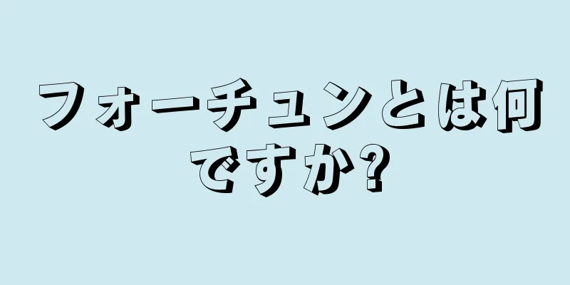 フォーチュンとは何ですか?