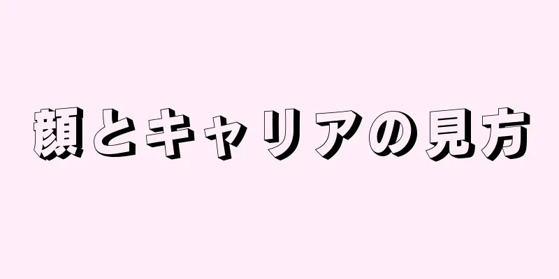 顔とキャリアの見方