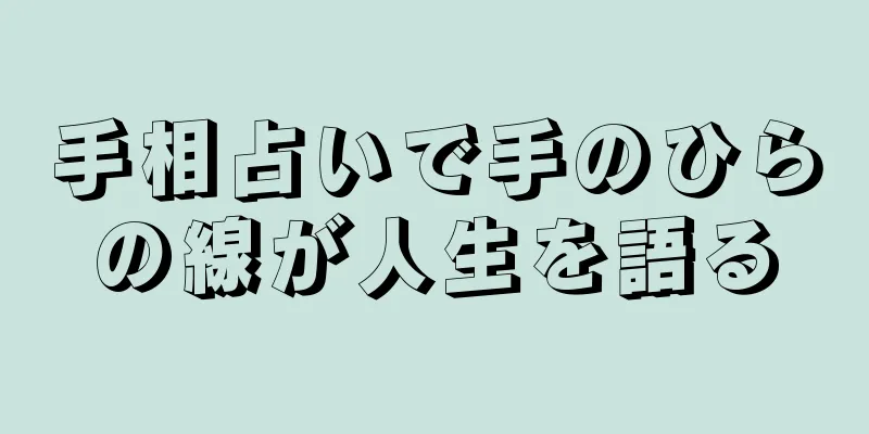 手相占いで手のひらの線が人生を語る