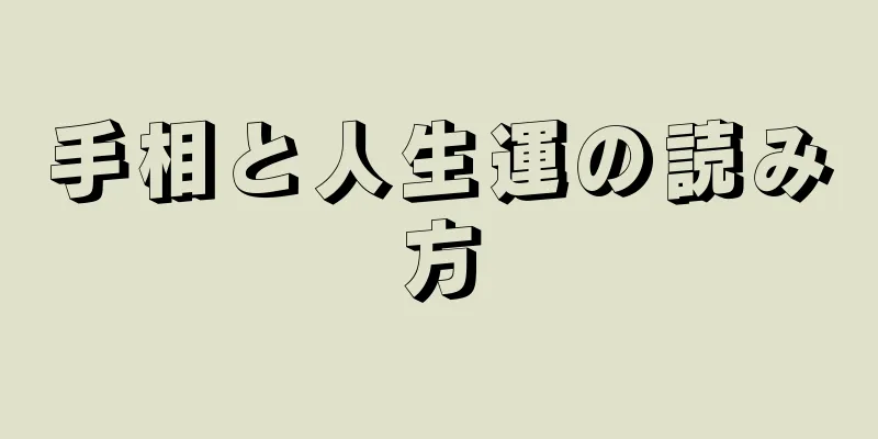 手相と人生運の読み方