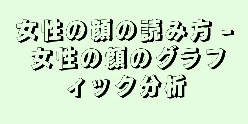 女性の顔の読み方 - 女性の顔のグラフィック分析