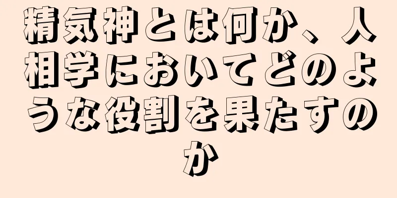 精気神とは何か、人相学においてどのような役割を果たすのか