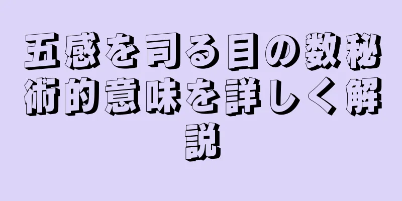 五感を司る目の数秘術的意味を詳しく解説