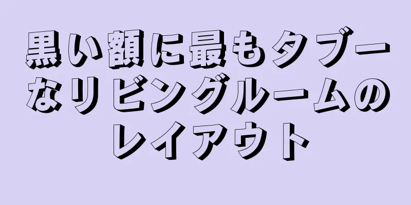 黒い額に最もタブーなリビングルームのレイアウト