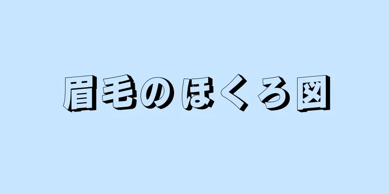 眉毛のほくろ図