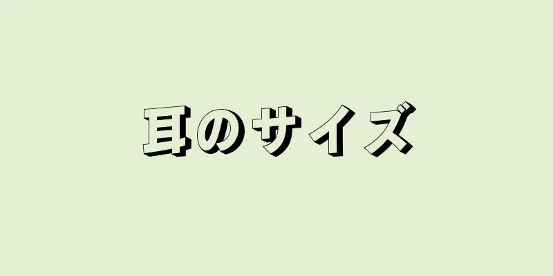 耳のサイズ