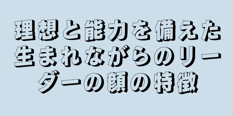 理想と能力を備えた生まれながらのリーダーの顔の特徴