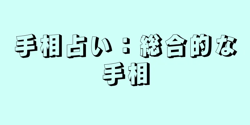 手相占い：総合的な手相