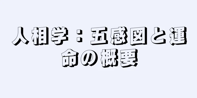 人相学：五感図と運命の概要