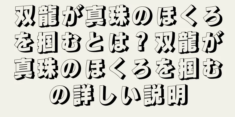 双龍が真珠のほくろを掴むとは？双龍が真珠のほくろを掴むの詳しい説明