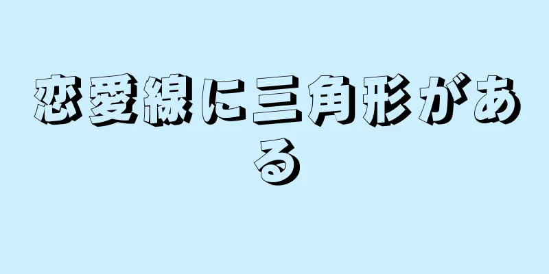 恋愛線に三角形がある