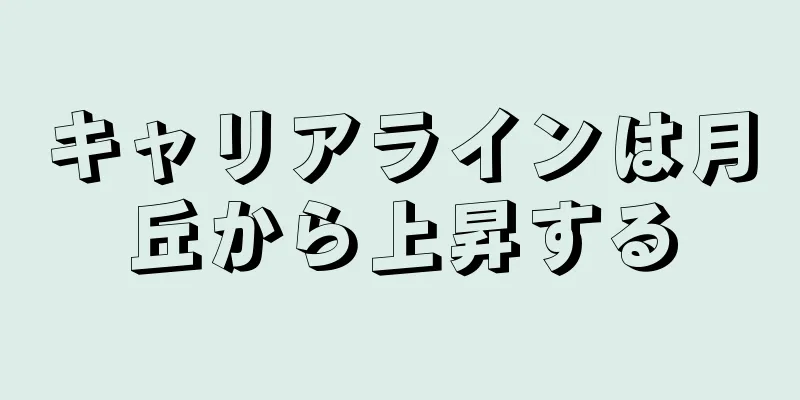 キャリアラインは月丘から上昇する