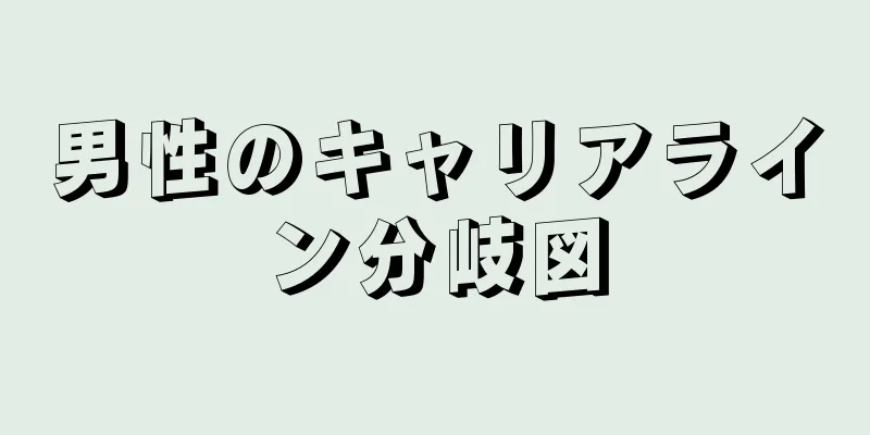 男性のキャリアライン分岐図