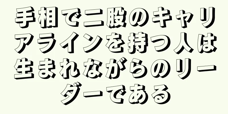 手相で二股のキャリアラインを持つ人は生まれながらのリーダーである