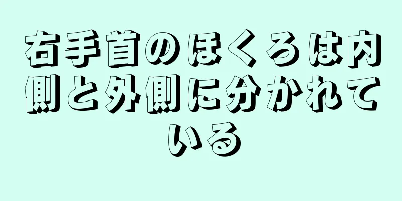 右手首のほくろは内側と外側に分かれている