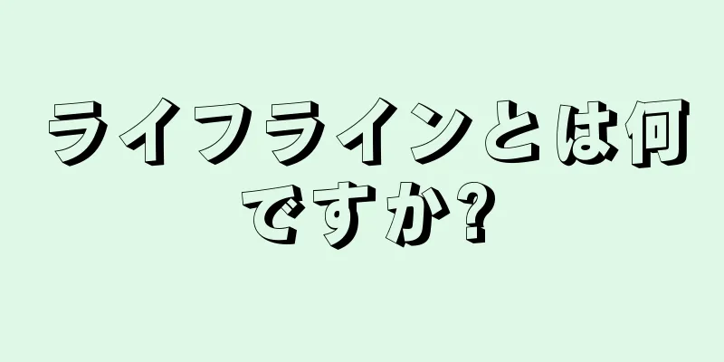 ライフラインとは何ですか?