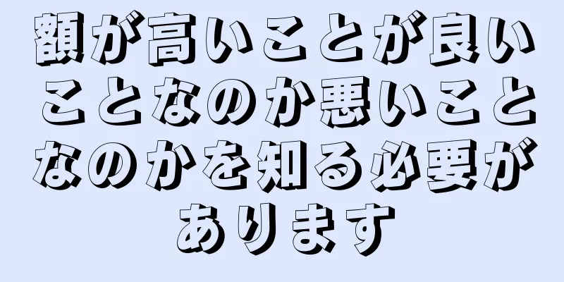 額が高いことが良いことなのか悪いことなのかを知る必要があります