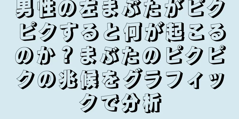 男性の左まぶたがピクピクすると何が起こるのか？まぶたのピクピクの兆候をグラフィックで分析