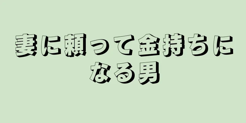 妻に頼って金持ちになる男