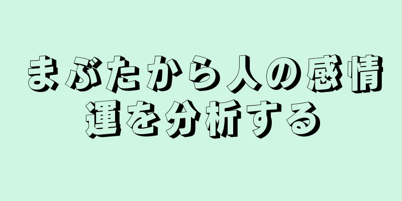 まぶたから人の感情運を分析する