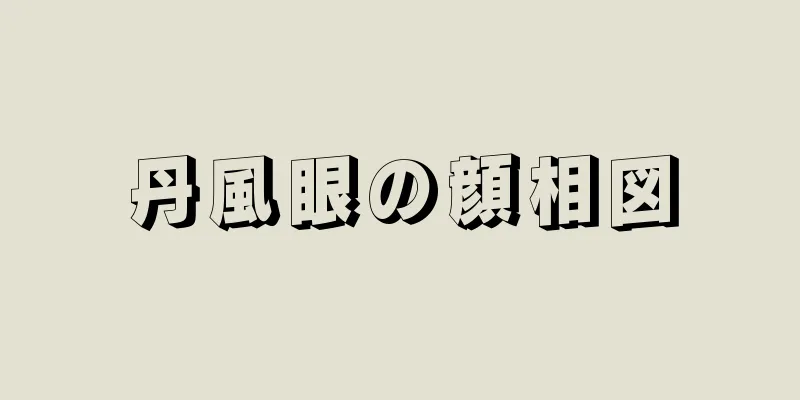 丹風眼の顔相図