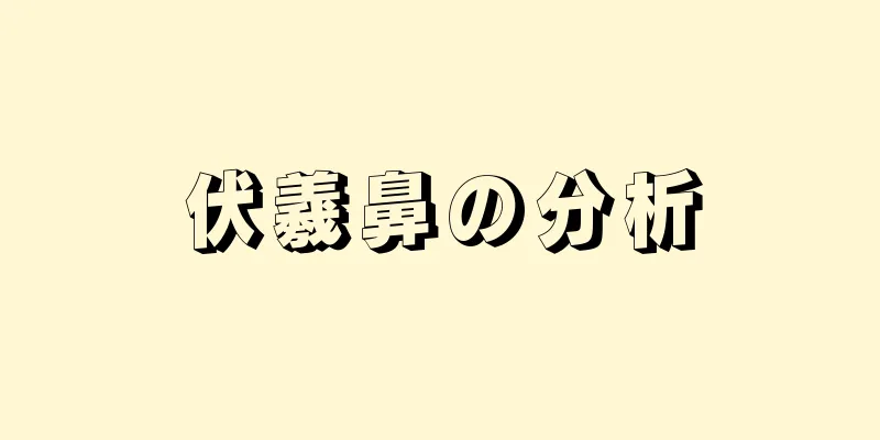 伏羲鼻の分析