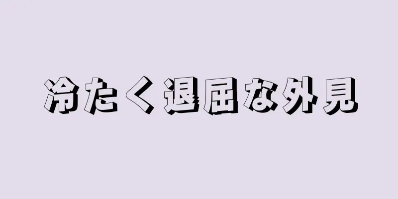 冷たく退屈な外見