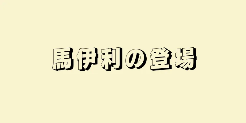 馬伊利の登場