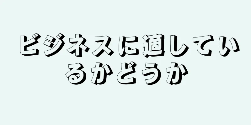 ビジネスに適しているかどうか