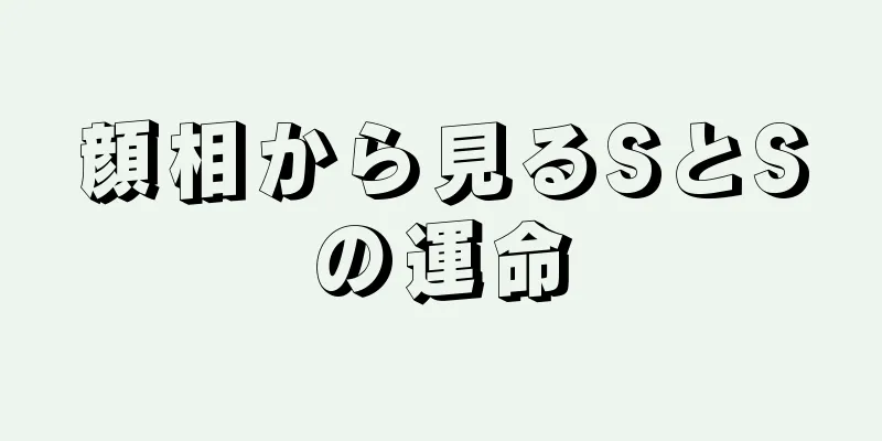 顔相から見るSとSの運命