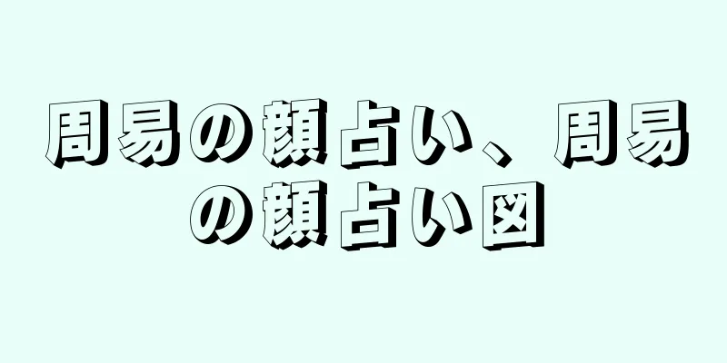 周易の顔占い、周易の顔占い図