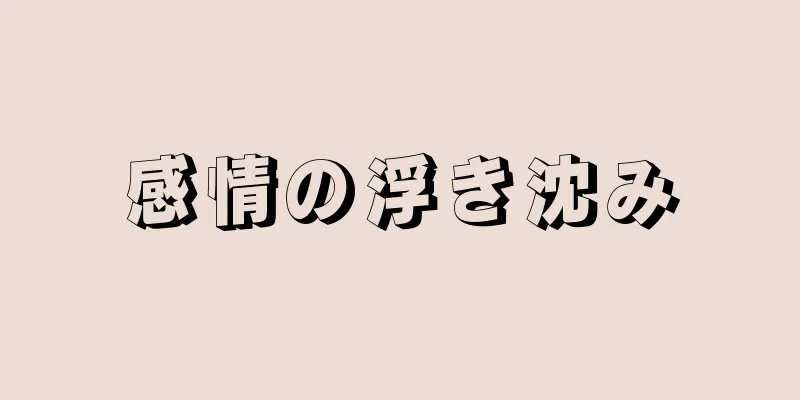 感情の浮き沈み