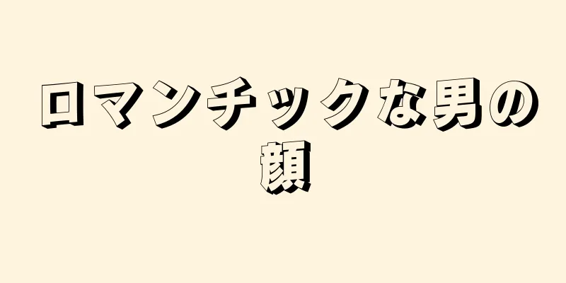 ロマンチックな男の顔